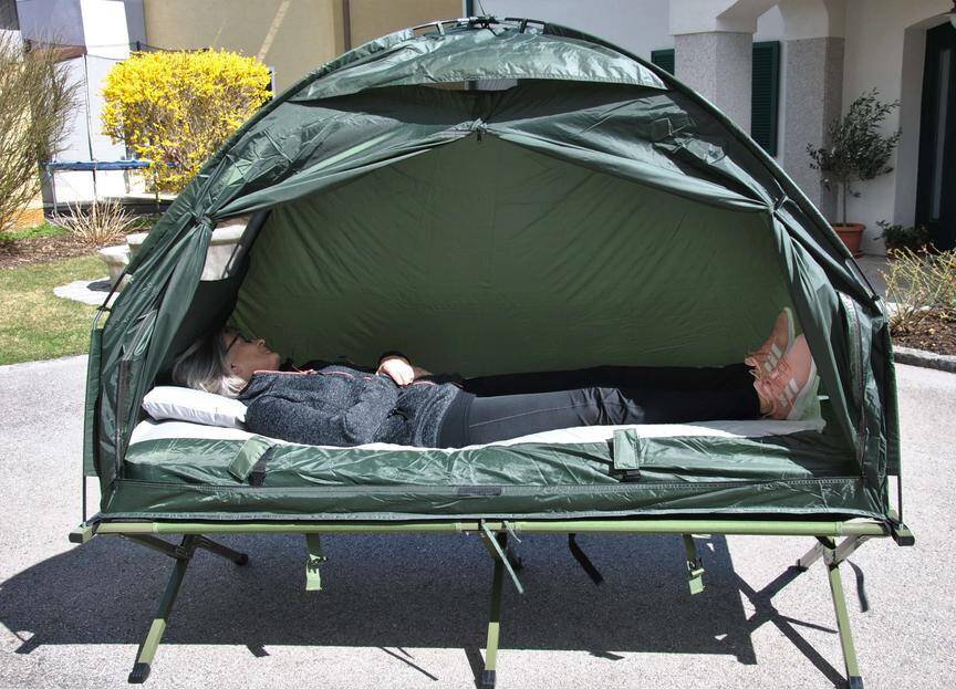 campingbett im set